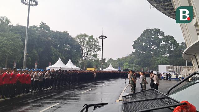Pihak Keamanan di Pertandingan Timnas Indonesia Vs Argentina