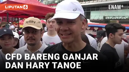 VIDEO: Bareng Hary Tanoe, Ganjar Pranowo Sapa Warga Jakarta di CFD