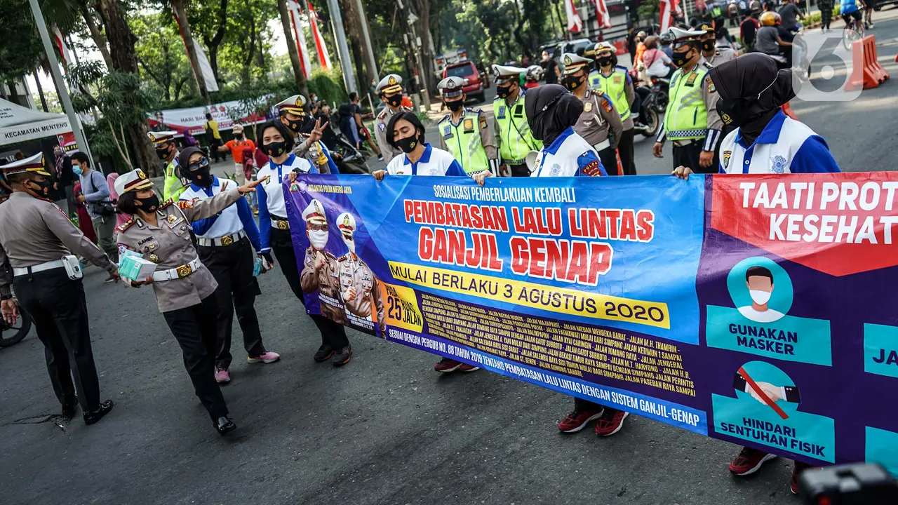Sosialisasi Pemberlakuan Kembali Ganjil Genap