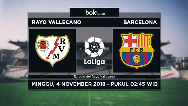Rayo Vallecano Vs Barcelona