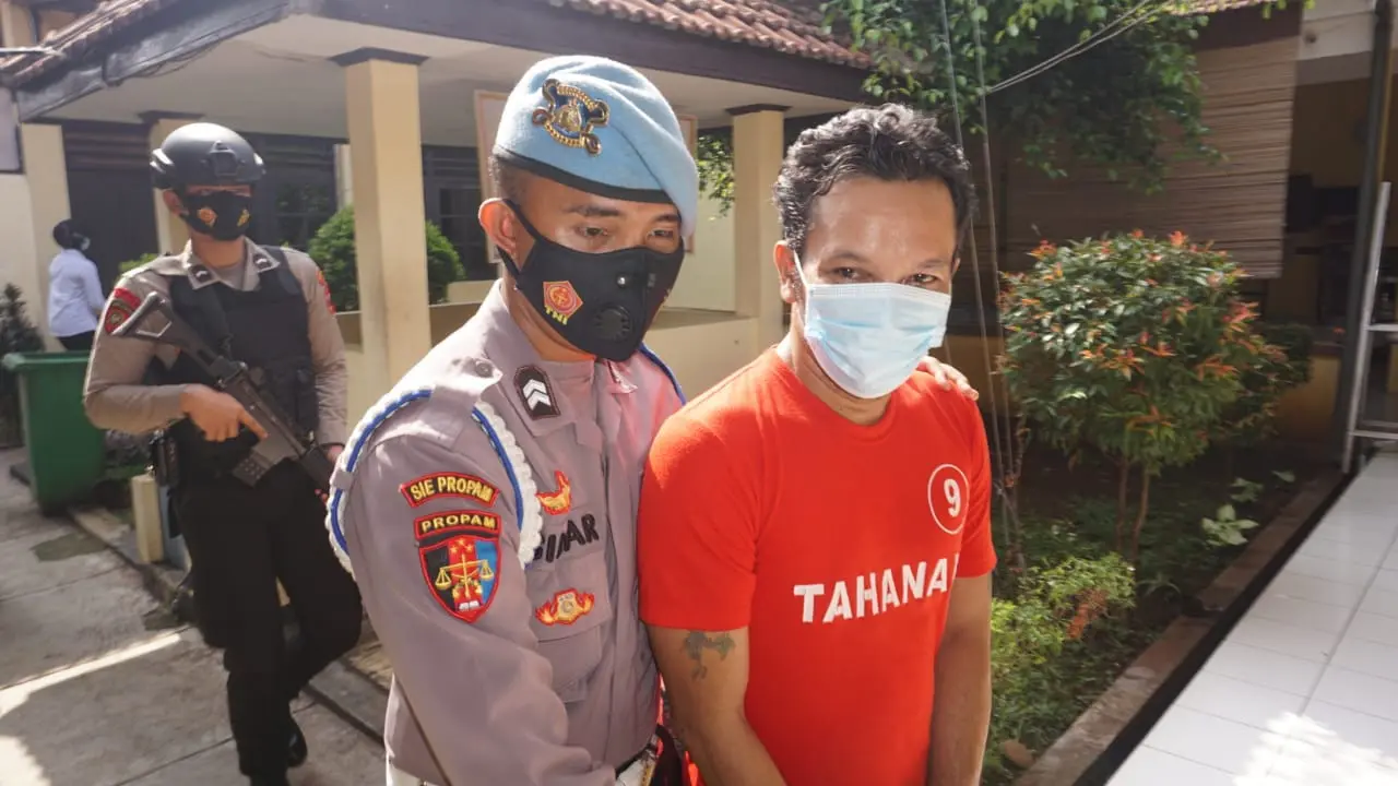 Pria asal Jember ditangkap karena edarkan sabu di Purbalingga. (Foto: Liputan6.com/Polres Purbalingga)