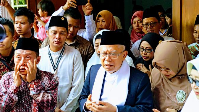 Calon Wakil Presiden KH Ma'ruf Amin. (Liputan6.com/Putu Merta Surya Putra)