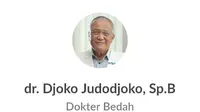 Dokter Djoko Judodjoko meninggal dunia Sabtu (21/3/2020). Ia diduga terinfeksi Corona Covid-19. (foto: https://twitter.com/drpriono)