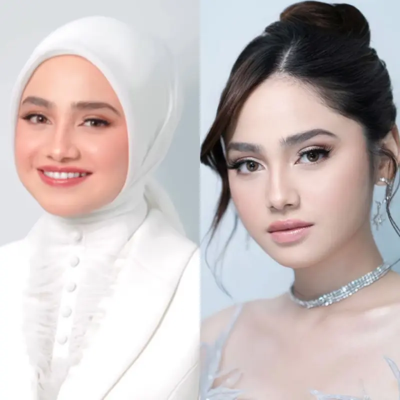 Syifa Hadju Kenakan Kerudung dan Mini Dress