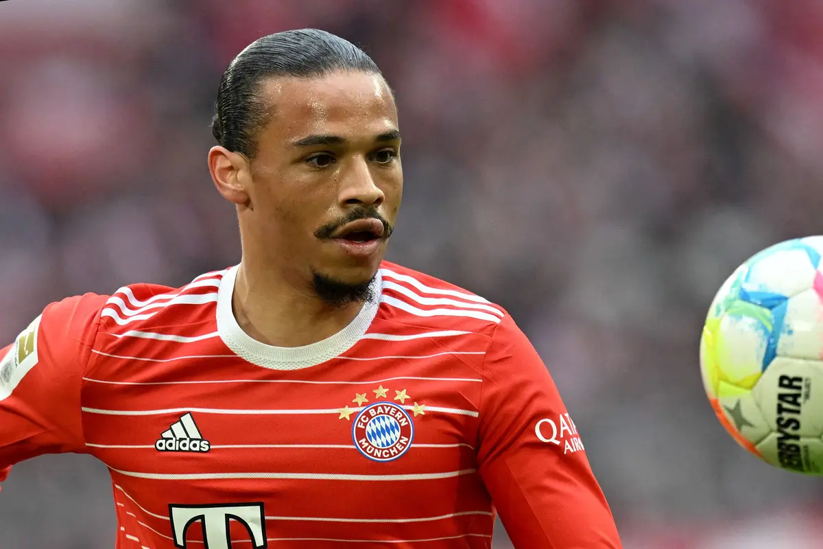 Foto: Begini Rupa Leroy Sane setelah Dipukul Sadio Mane, Masih Terlihat Jelas saat Laga Bayern Munchen Vs TSG Hoffenheim di Liga Jerman