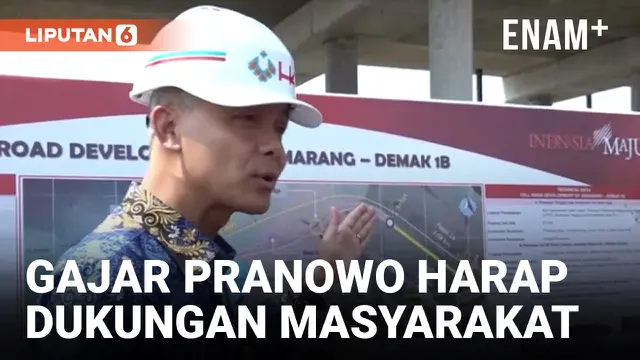 VIDEO: Tinjau Proyek Tol Semarang-Demak Seksi 1, Ganjar Pranowo Harap Masyarakat Dapat Mendukung