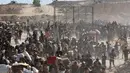 Hampir 22 bulan invasi militer Israel, warga Palestina di Jalur Gaza terancam bencana kelaparan. (Eyad BABA/AFP)