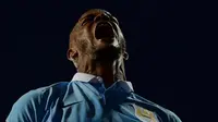 Bek sekaligus kapten Manchester City, Vincent Kompany. (AFP/Oli Scarff)