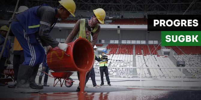 VIDEO: Progres Positif Renovasi Stadion Utama Gelora Bung Karno