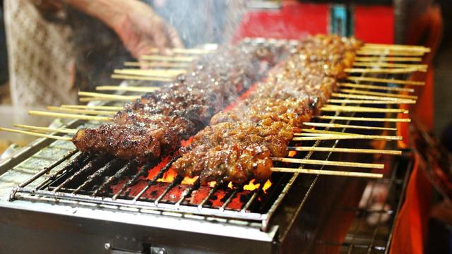 Ilustrasi satai daging sapi