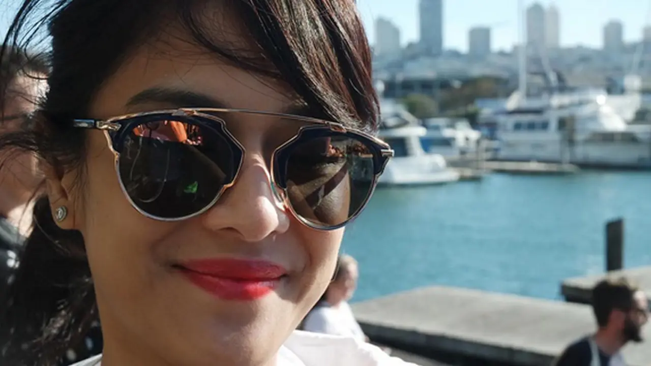 Dian Sastro di San Francisco
