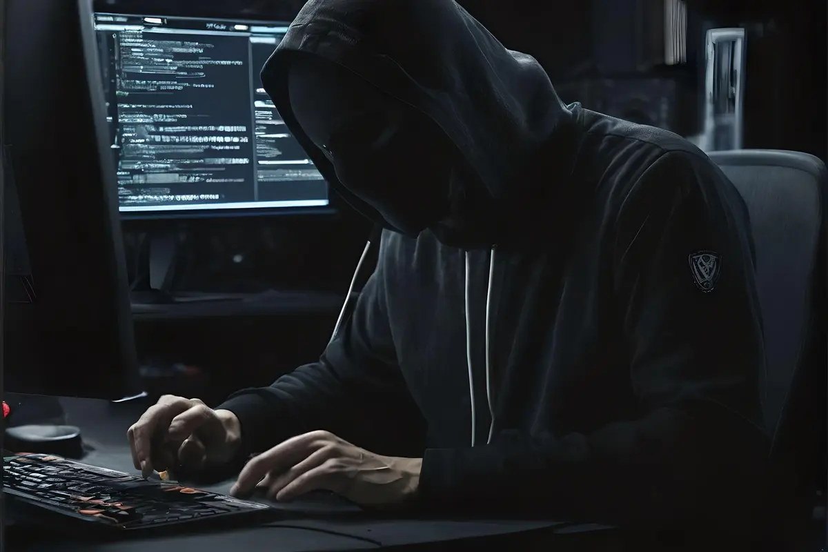 Ilustrasi hacker (Ilustrasi dari AI)