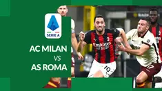 Berita motion grafis statistik AC Milan vs AS Roma, Selasa (27/10/2020) di San Siro, Milan. Zlatan Ibrahimovic cetak 2 gol.