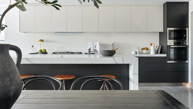 Contoh ilustrasi permukaan dapur