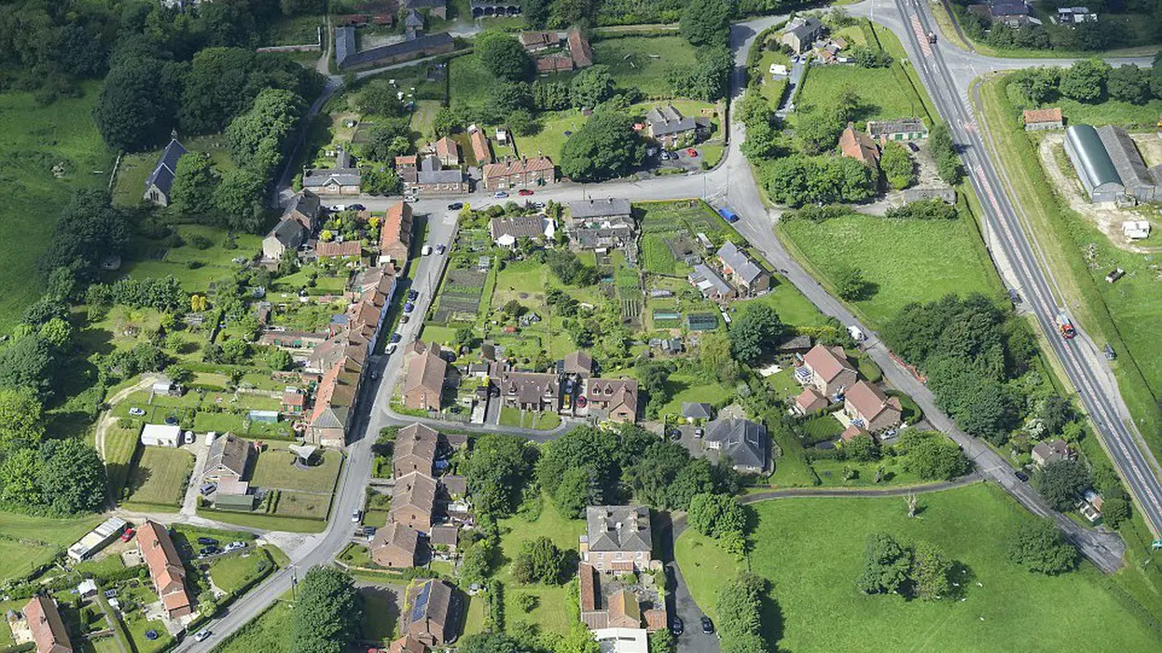 Desa West Heslerton di Yorkhsire, Inggris (Foto: SWNS.com).