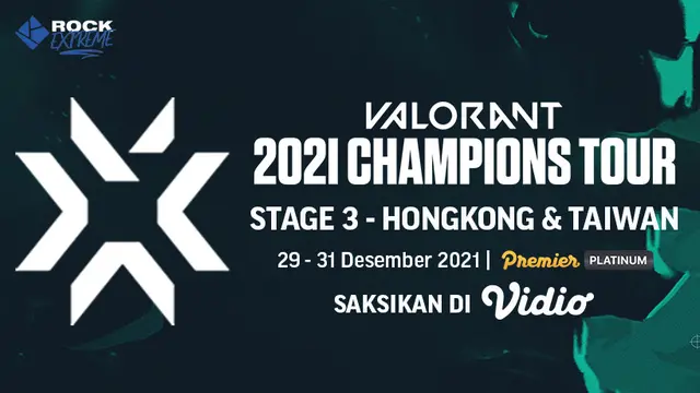 Jadwal Live Streaming Valorant 2021 Champions Tour Stage 3 di Vidio Pekan Ini