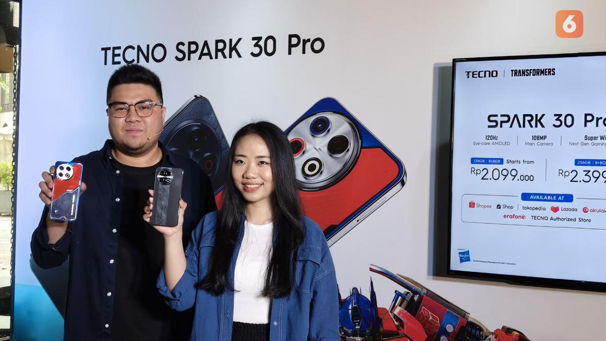 Tecno Spark 30 Pro Resmi Meluncur di Indonesia, Cek Harga dan Spesifikasinya!