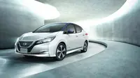 Nissan Leaf menjadi ikon Intelligent Mobility.(Nissan)