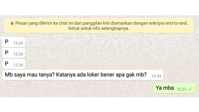 7 Chat Orang Cari Kerja Ini Bikin Emosi