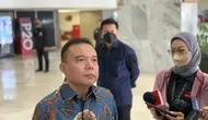 Ketua Harian DPP Gerindra Sufmi Dasco menegaskan Prabowo belum pernah memberi izin atau restu ke Sandiaga pindah ke PPP. (Liputan6.com/Delvira Hutabarat)