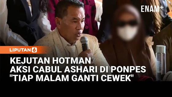 Kejutan Hotman Dengar Pengakuan Korban Soal Aksi Cabul Ashari: Tiap Malam Ganti Cewek