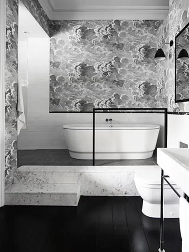 8 Ide Wallpaper Kamar Mandi: Sulap Kamar Mandi Minimalis Jadi Mewah!