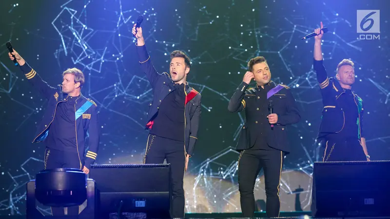 Konser Westlife Ajak Penonton Bernostalgia