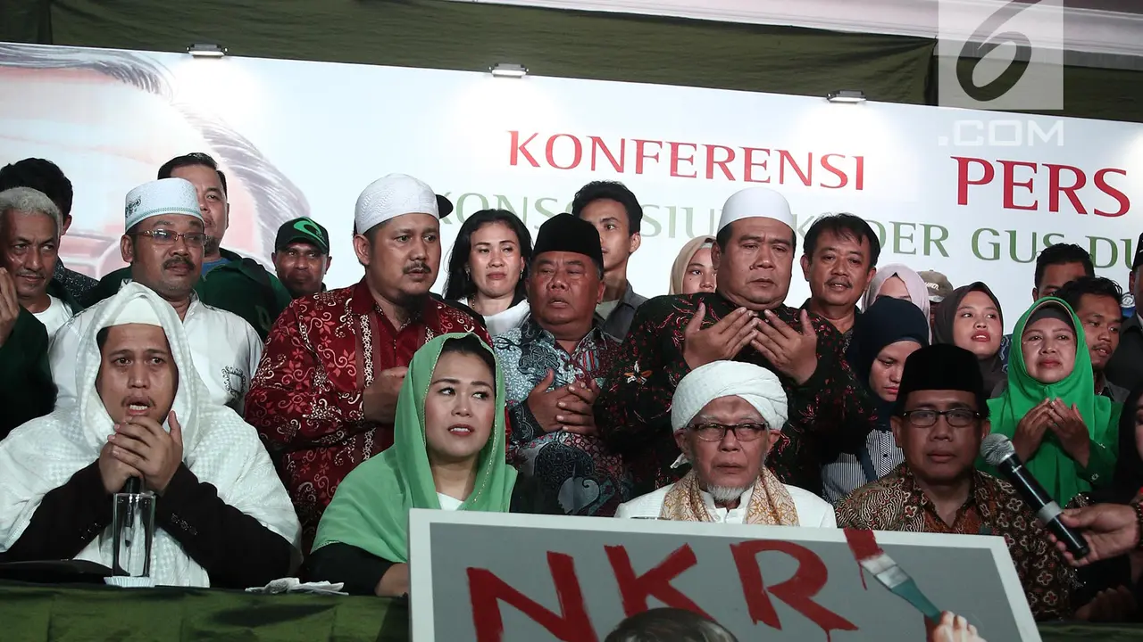 Resmi, Konsorsium Kader Gus Dur Dukung Jokowi - Ma'ruf Amin