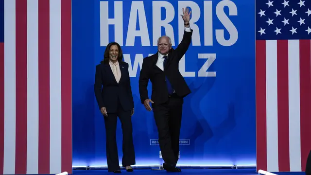 Kamala Harris Pilih Tim Walz Sebagai Pasangan Cawapres AS