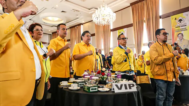Konsolidasi DPD Golkar Kabupaten dan Kota se-Sumatra Utara, Kamis (22/6/2023) (Istimewa)