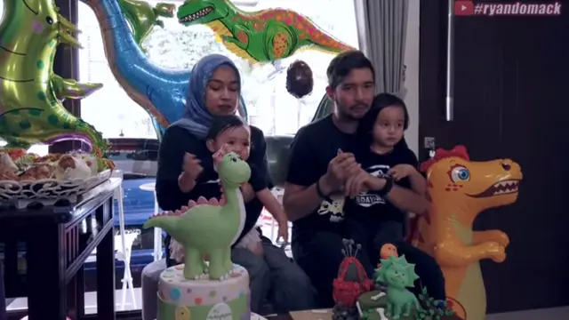 6 Momen Perayaan Ulang Tahun Buah Hati Donny Michael dan Aryani Fitriana