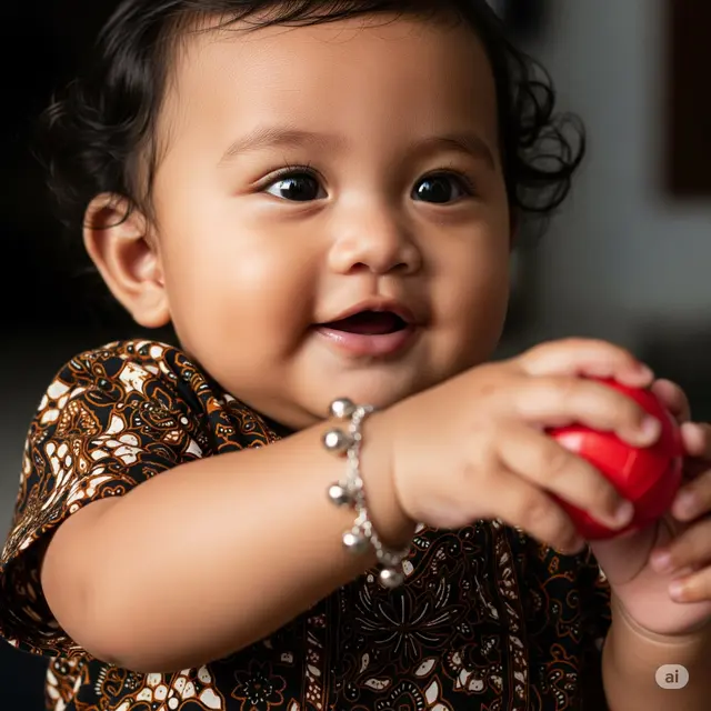 Model Gelang Bayi Perempuan 14 Bulan. Foto: Gemini