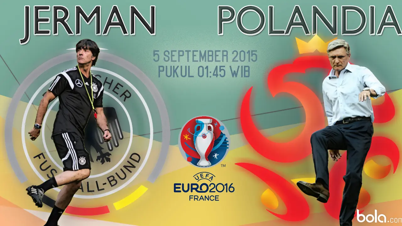 Kualifikasi Piala Eropa 2016: Jerman vs Polandia (Bola.com/Samsul Hadi)