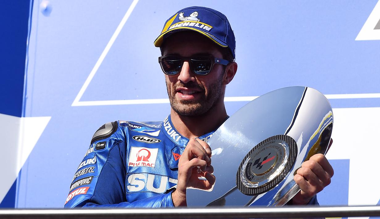 3. Andrea Iannone (Aprilia Gresini) - 1,6 juta Follower. (AFP/William West)