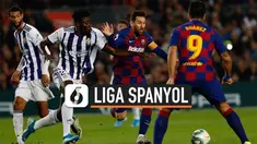 Barcelona raih tiga poin usai menang 5-1 atas tamunya Real Valladolid pada lanjutan pertandingan La Liga Spanyol di Camp Nou, Kamis (31/10/19).