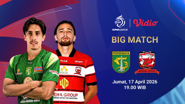 Persebaya vs Madura United menjadi laga big match pekan ini di BRI Super League, eksklusif hanya di Vidio.