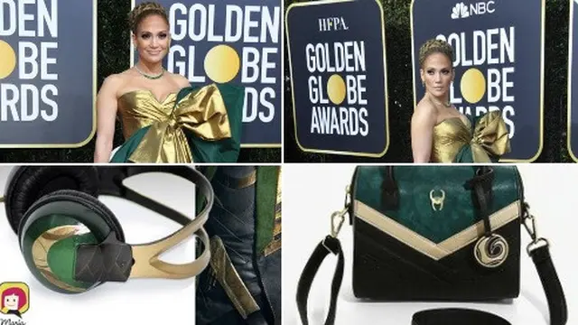 Berpita Besar, Gaun Jennifer Lopez di Golden Globe 2020 Jadi Guyonan Warganet