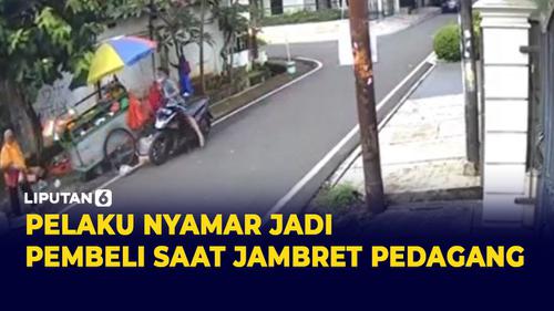 VIDEO: Ibu Pedagang Sayur jadi Korban Penjambretan