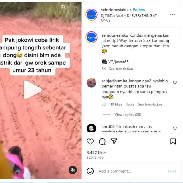 Baru Pulang dari Jerman, Akun IG Jokowi Dipenuhi Permintaan Kunjungi Lampung