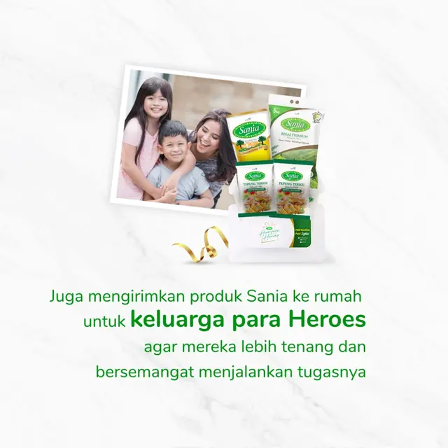 Suntik Semangat Tenaga Medis, Sania Ajak Milenial Ikut Program #HampersForHeroes