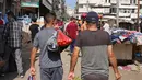 Militer Israel menggempur Jalur Gaza dengan serangan udara ganas untuk membalas serangan mematikan Hamas pada akhir pekan lalu. (Mohammed ABED / AFP)