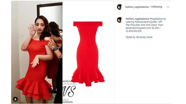 7 Koleksi Simple Dress Nagita Slavina Ini Ditaksir Capai Ratusan Juta Rupiah