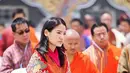 Menjadi Ratu Bhutan, Jetsun Pema selalu tampil menarik dalam balutan busana tradisional di berbagai kesempatan. Ratu Jetsun Pema bahkan disebut-sebut sebagai Kate Middleton Asia Selatan. (instagram.com/her_majesty_queen_of_bhutan)