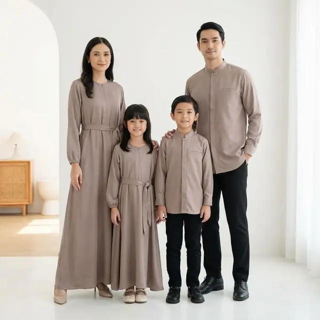Gamis Minimalis Modern dan Koko Slim-Fit