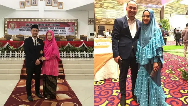 Nuri Maulida Menemani Kegiatan Sang Suami