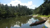 Sungai ulu Konawe, tempat kakek Badu beraktifitas sebagai pengemudi perahu.(Liputan6.com/Ahmad Akbar Fua)