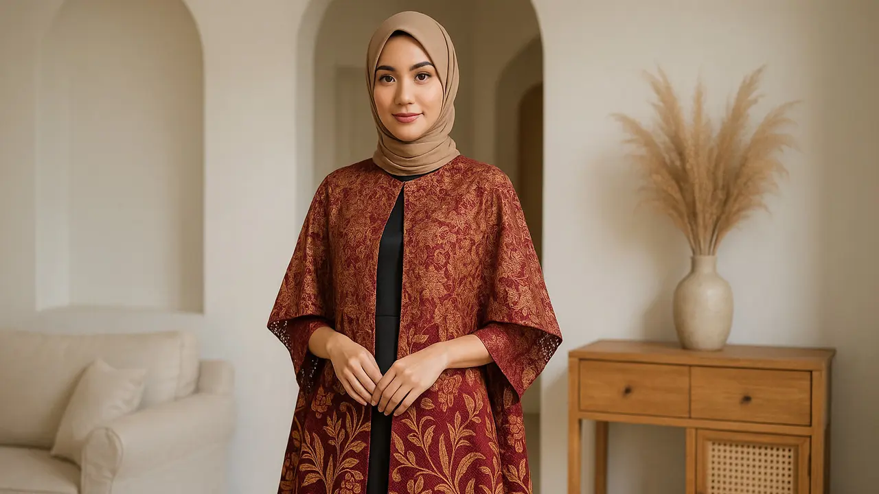 7 Outer Batik Kondangan yang Elegan dan Kekinian, Bisa Dipadukan dengan Gamis hingga Rok Tulis