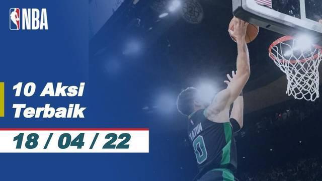 Berita video kumpulan aksi terbaik yang tersaji di game 1 playoffs NBA 2021-2022, Senin (18/4/22). Dari aksi Giannis Antetokounmpo hingga aksi dramatis Jayson Tatum di detik akhir laga.