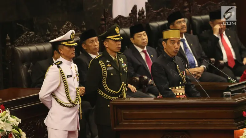 Pidato Presiden Jokowi Pada Sidang Tahunan MPR