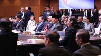 Presiden Prabowo Subianto menghadiri Sidang Pleno Konferensi Tingkat Tinggi (KTT) ke-46 Perhimpunan Bangsa-Bangsa Asia Tenggara (ASEAN) di Kuala Lumpur Convention Center (KLCC), Malaysia, Senin (26/5/2025). (Foto: Tim Media Presiden Prabowo).